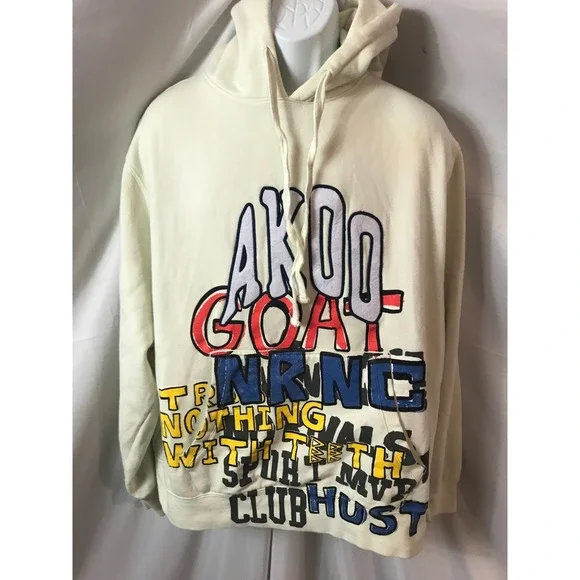 Akoo Men Pullover Authentic Hoodie/Sweater Size 3XL - Picture 2 of 7
